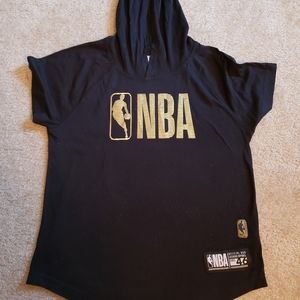 Boys NBA hooded short sleeve tshirt